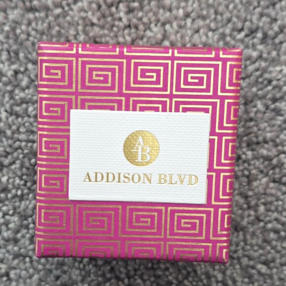 Addison Blvd. Cubic Zirconia Earring, Pink - Picture 3 of 3